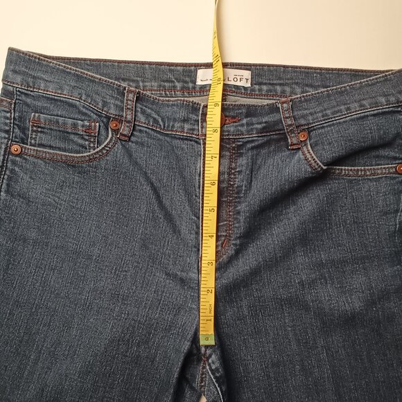 Loft Jeans Size 30/10 Modern Skinny Mid Rise Medium Wash - Picture 7 of 9